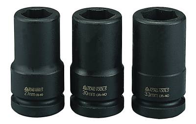Krafthylsa. Med 3/4" fyrkantsfäste. Teng Tools 940619-C / 940646-C