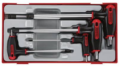 7 st Sexkantnycklar i sats Teng Tools TTHEX7 / TTHEX7AF – bild 2