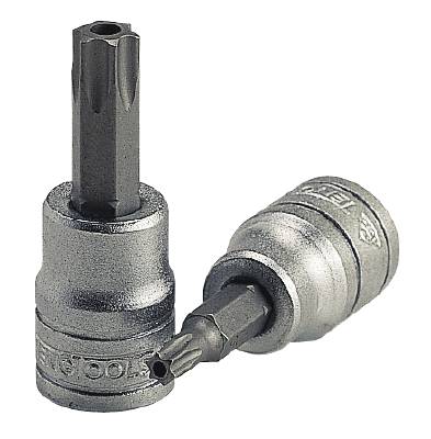 TX-hylsa. Med 3/8" fyrkantsfäste. Teng Tools M381210-C / M381250-C
