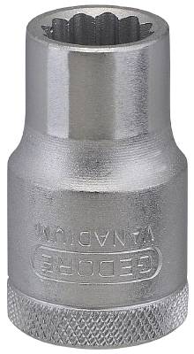 Hylsa. Med 1/2" fyrkantsfäste. Gedore D 19