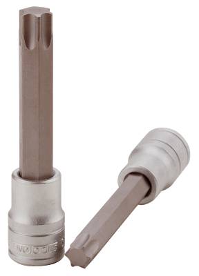 Lång TX-hylsa. Med 1/2" fyrkantsfäste. Teng Tools M122220T-C / M122270T-C