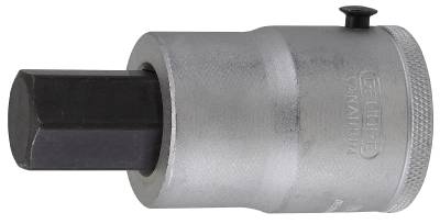 Hylsa för inv. sexkanthål. Med 3/4" fyrkantsfäste. Gedore IN 32