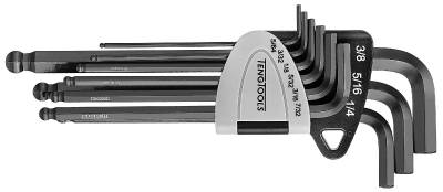 Sexkantnycklar i sats Teng Tools 1499AF