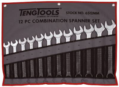 U-ringnyckar i sats Teng Tools 6507JMM / 6509AF