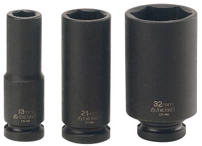 Krafthylsa. Med 1/2" fyrkantsfäste. Teng Tools – bild 1