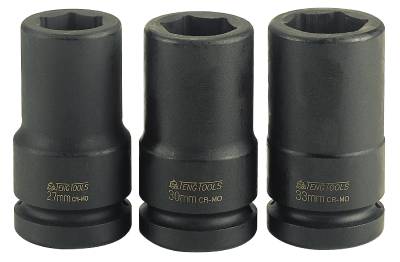 Krafthylsa. Med 1" fyrkantsfäste. Teng Tools 910627R / 910633R – bild 1