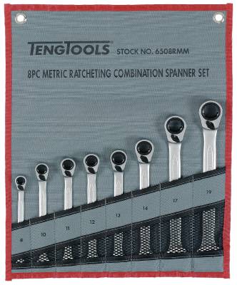 U-ringspärrnyckelsats Teng Tools 6508RMM