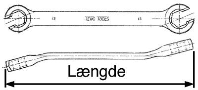 Öppen ringnyckel Teng Tools 661416 – bild 2