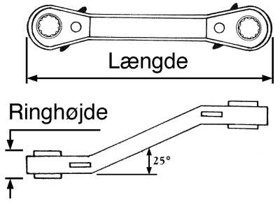 Ringspärrnyckel Teng Tools 680608 / 682122 – bild 2
