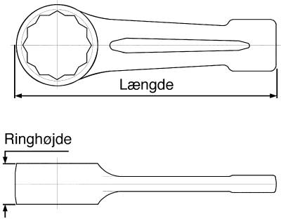 Slagringnyckel Teng Tools 903024 / 903100 – bild 2