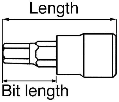 Insexhylsa. Med 1/2" fyrkantsfäste. Teng Tools M121106-C - M121120-C – bild 7