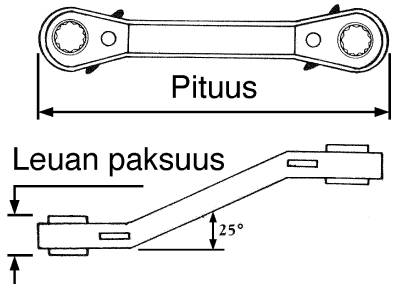 Ringspärrnyckel Teng Tools 680608 / 682122 – bild 3