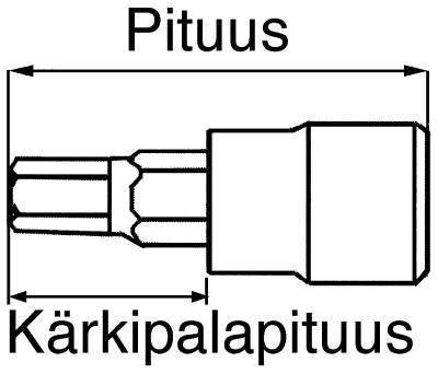 Insexhylsa. Med 1/2" fyrkantsfäste. Teng Tools M121106-C - M121120-C – bild 3