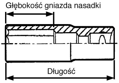Krafthylsa. Med 1/2" fyrkantsfäste. Teng Tools – bild 6
