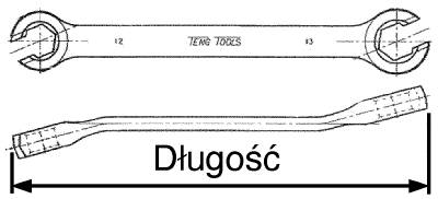 Öppen ringnyckel Teng Tools 641011 / 661422 – bild 5