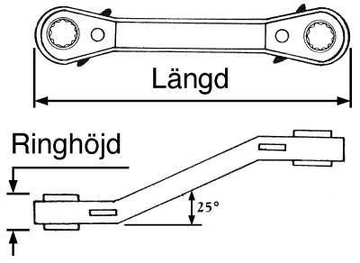 Ringspärrnyckel Teng Tools 680608 / 682122 – bild 6