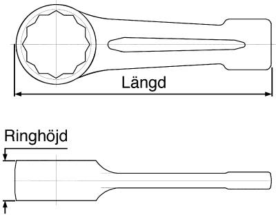 Slagringnyckel Teng Tools 903024 / 903100 – bild 6