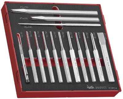 14 delars Drivdorn/huggmejselsats. Teng Tools TEDPC14 – bild 2