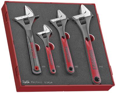 4 delars Skiftnyckelsats. Teng Tools TEDADJ4 – bild 2