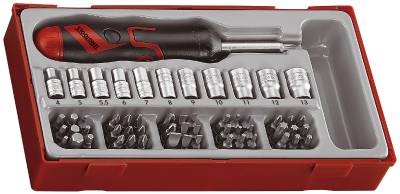64 delars Bitsskruvmejselsats Teng Tools TTMDRT64 – bild 2