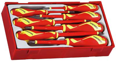 7 delars Skruvmejselsats för 1000 V Teng Tools TTV907N – bild 2