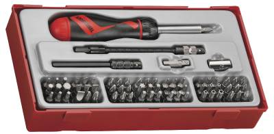 74 delars Bitsskruvmejselsats Teng Tools TTMD74 – bild 2