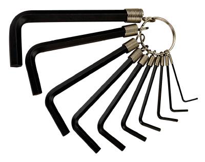 Sexkantnycklar i sats Teng Tools 1425 / 1424