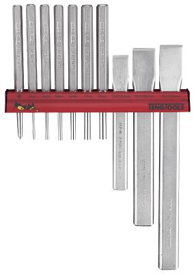 Dorn och mejselsats med väggställ Teng Tools WRPC10