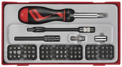 74 delars Bitsskruvmejselsats Teng Tools TTMD74