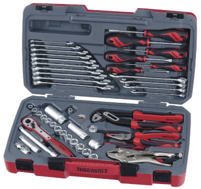 Hylsnyckelsats. Med 3/8'' fyrkantsfäste Teng Tools T3848