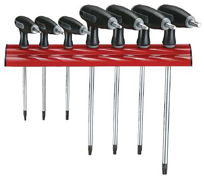 TX/TPX-nycklar med väggställ Teng Tools WRTX07
