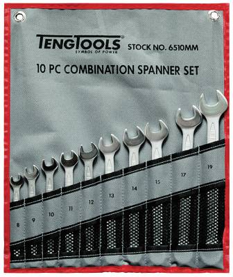 U-ringnycklar i sats Teng Tools 6510MM / 6512MM1