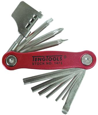 Sexkantnyckelsats - cykelsats Teng Tools 1473