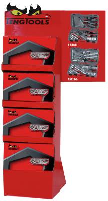 Golvdisplay för hylsnyckelsatser, Teng Tools PALM09A