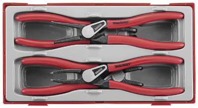 4 delars Spårringstång för in- och utvändiga spårringar Teng Tools TT474-7E