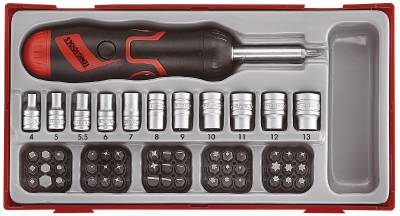 64 delars Bitsskruvmejselsats Teng Tools TTMDRT64