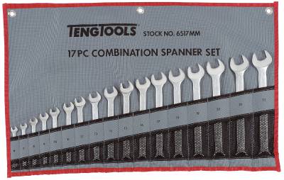 U-ringnycklar i sats Teng Tools 6517MM