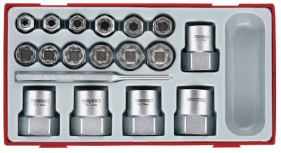 18 delars Sexkantutdragarsats Teng Tools TTBE18 – bild 1