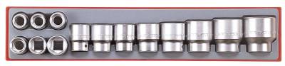 14 delars Hylssats. Med 3/4" fyrkantsfäste. Teng Tools TTX3414