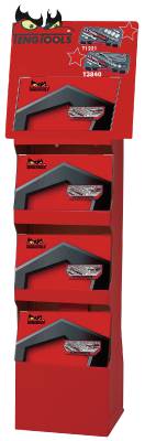 Golvdisplay för hylsnyckelsatser T1221 och T3840. Teng Tools PALM09C