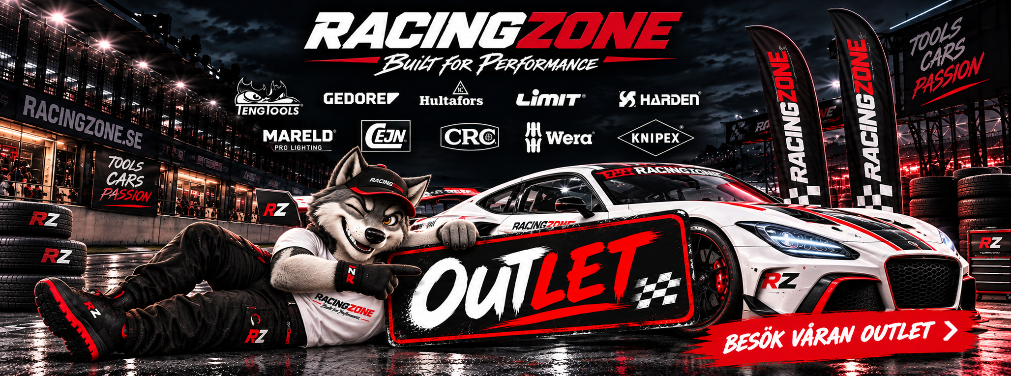 RacingZone Outlet – kampanjpriser på verktyg